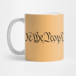 We The People Parchment Mug